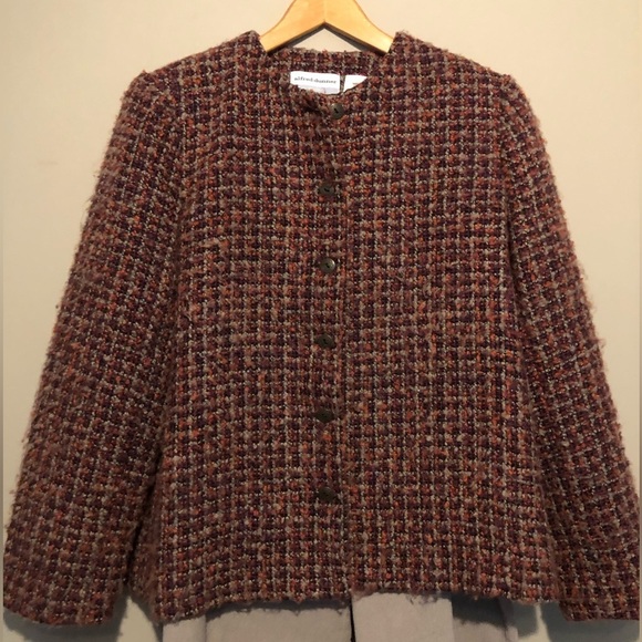 ALFRED DUNNER Vintage Blazer & Slacks Set, Tweed-Like - Picture 2 of 10